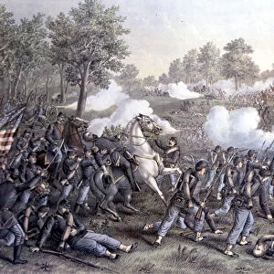 American Civil War (1861 - 1865): Battle of Wilsons Creek, Missouri, August 10, 1861