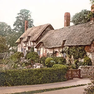 Anne Hathaways Cottage in Stratford-upon-Avon, 1890-1900 (chromolitho)