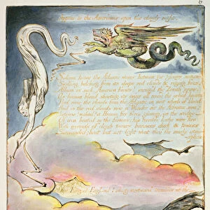 "Appears to the Americans", plate 4 from America, a Prophecy
