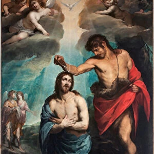 The baptism of Christ The dove of the Holy Spirit (Holy Spirit