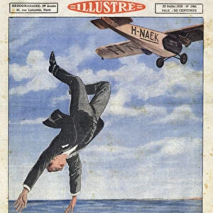 Belgian banker Alfred Loewenstein died (1877-1924) when he fell from a plane into