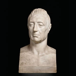 Bust of Marie-Joseph-Gilbert du Motier, marquis de La Fayette (1757-1834), 1829 (marble)