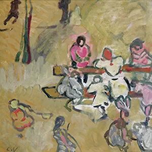 Children Playing in Rue Caulaincourt, c. 1907-14 (oil on canvas)