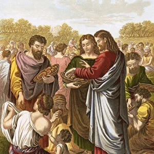 Christ feedeth the multitude