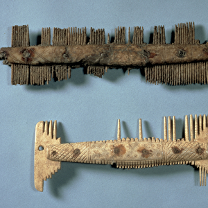 Combs, Anglo-Saxon, probably c. 5th-7th century (bone)