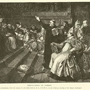 Convocation of clergy (engraving)