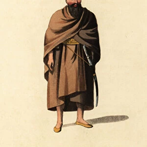 Costume of a Dervise or Dervish man of Syria