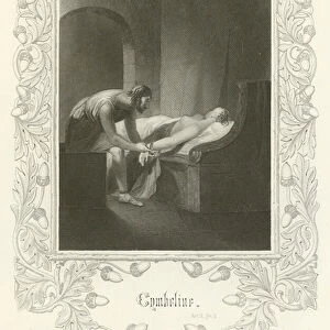 Cymbeline, Act II, Scene II (engraving)