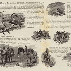 A Days Deer-Stalking in the Highlands (engraving)