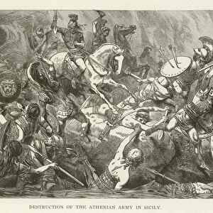 Destruction of the Athenian Army in Sicily (engraving)
