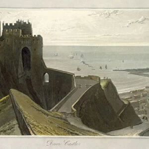Dover Castle, from A Voyage Around Great Britain Undertaken between the Years 1814
