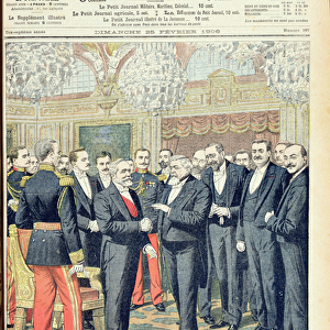 In the Elysee Palace, the Ceremonial Transfer of Powers of the President of the French Republic