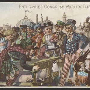 Enterprise Congress Worlds Fair (chromolitho)