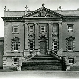 The entrance front, Frampton Court, from 100 Favourite Houses (b/w photo)