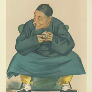 His Excellency Kuo Sun Tao, China, 16 June 1877, Vanity Fair cartoon (colour litho)