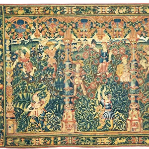 Exotic verdure tapestry, possibly Tournai, first half of the 16th century (wool & silk)