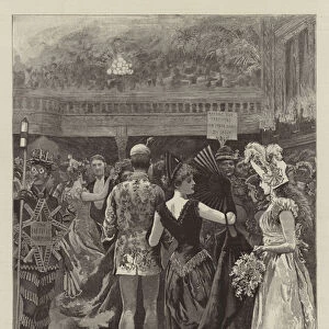 The Fancy Dress Ball at Covent Garden (engraving)