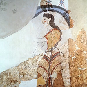 Female figure (fresco, 16th Century BC)