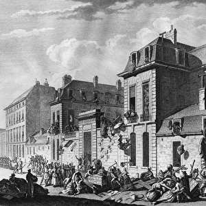 French revolution: looting of the hotel de Castries, rue de Varenne in the 7th