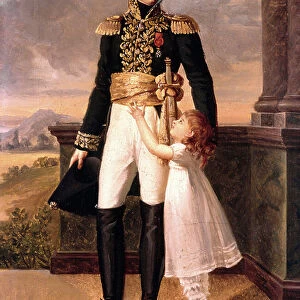 General Junot and his daughter Josephine, c. 1805 (painting)