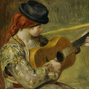 Girl with a Guitar, 1897 (oil on canvas)