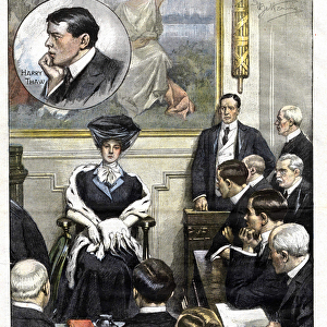 Harry Thaws trial in New York in 1907. Harry Thaw son of a family of wholesale