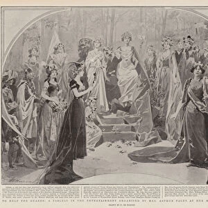 To Help the Guards, a Tableau in the Entertainment organised by Mrs Arthur Paget at her Majestys Theatre (litho)