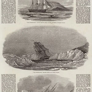 HMS "Investigator, "in the Arctic Regions (engraving)
