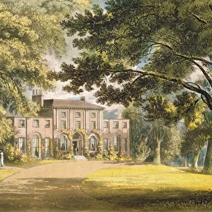 Holly Grove House, from Ackermanns Repository of Arts, published c