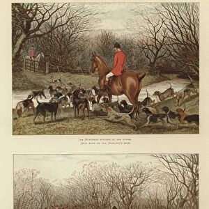 Hunting Sketches by G L Harrison (colour litho)