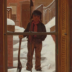 Can I Shovel Off the Snow?, 1871 (oil on canvas)