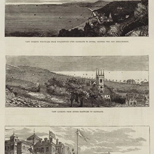 Improvements on the Kentish Coast (engraving)