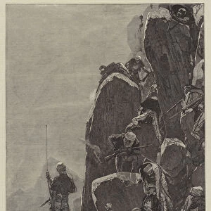 Insurrection in Northern Albania, the Manner of Fighting (engraving)