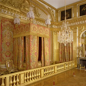 Interior of Louis XIVs bedroom, 1701-23 (photo)