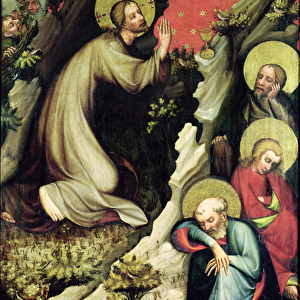 Jesus in the Garden of Gethsemane, from the Trebon Altarpiece, c. 1380 (tempera on panel)
