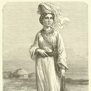 Jeune fille turcomane (engraving)