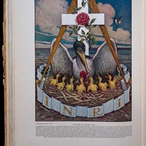 The Jewel of the Rose Croix, published in 1928 (colour litho)