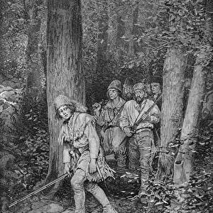Joseph Brown Leading his Company to Nicojack, the Stronghold of the Chickamaugas