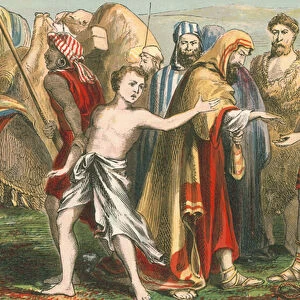 Joseph sold to merchants by his brothers