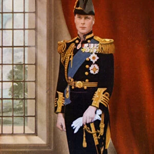 King Edward VIII (colour litho)