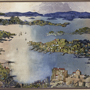 A Land-locked Sea (Sydney Harbour), c. 1895 (w / c on paper)