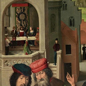 Detail of the left panel of the Triptych of Saint John the Baptist and Saint John the Evangelist, 1474-79 (oil on panel)
