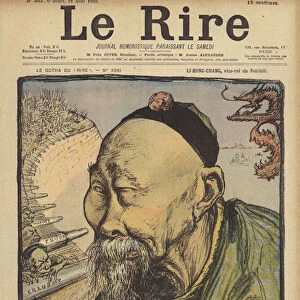 Li Hung Chang, Illustration for Le Rire (colour litho)