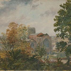 Lichfield - St. Chads Church: oil painting, nd [?19th cent] (painting)