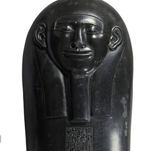 Lid of sarcophagus of Ptah-hotep, 2575 - 2040 BC (black basalt)