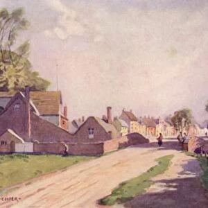 Long Melford, Suffolk (colour litho)