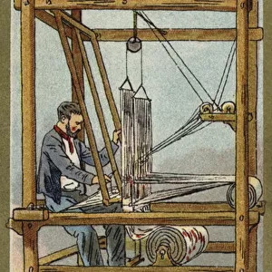 The loom (chromolitho)