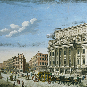 The Lord Mayors Mansion House, London, c. 1753 (coloured engraving)