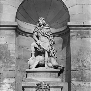 Louis XIV trampling on the Fronde, 1654 (stone)
