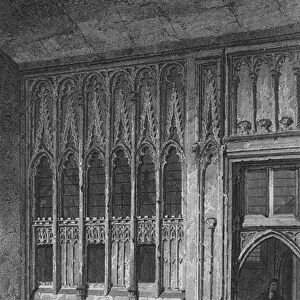 The lower Lobby, House of Commons (engraving)